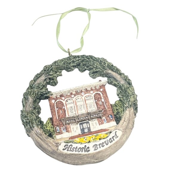 Historic Brevard Cocoa Village Playhouse Ornament 2012 Hestia Collectible Decor - Picture 2 of 3